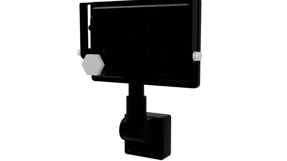 Stylish LED Flood Light Model - Professional 3D Model Render 6