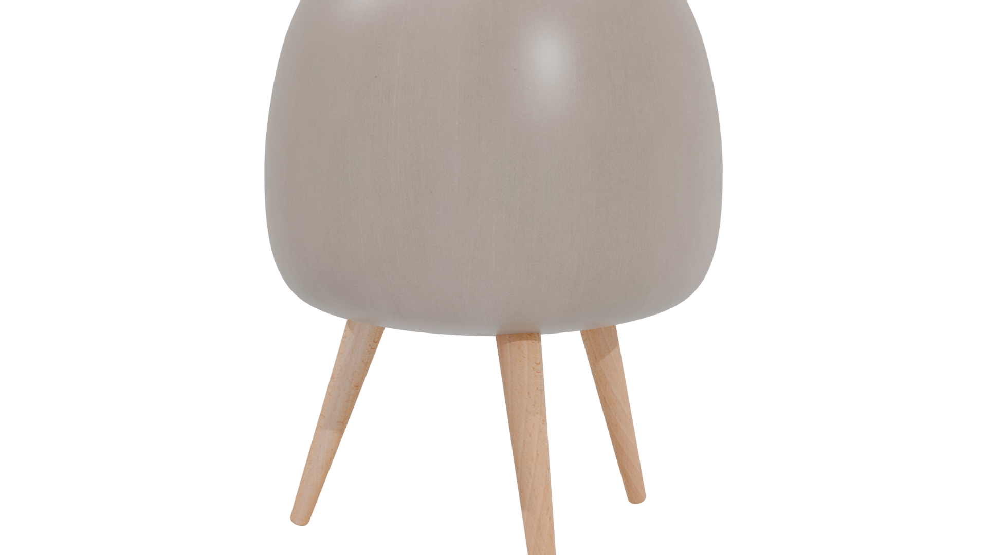 Stylish Minimalist Plant Pot 3D Model - Professional 3D Model Render 4