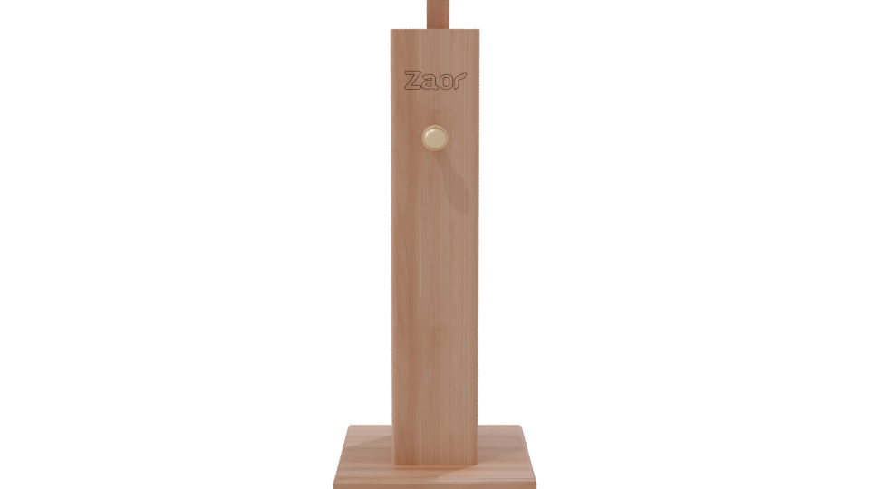 Stylish Wooden Side Table Model - Professional 3D Model Render 8