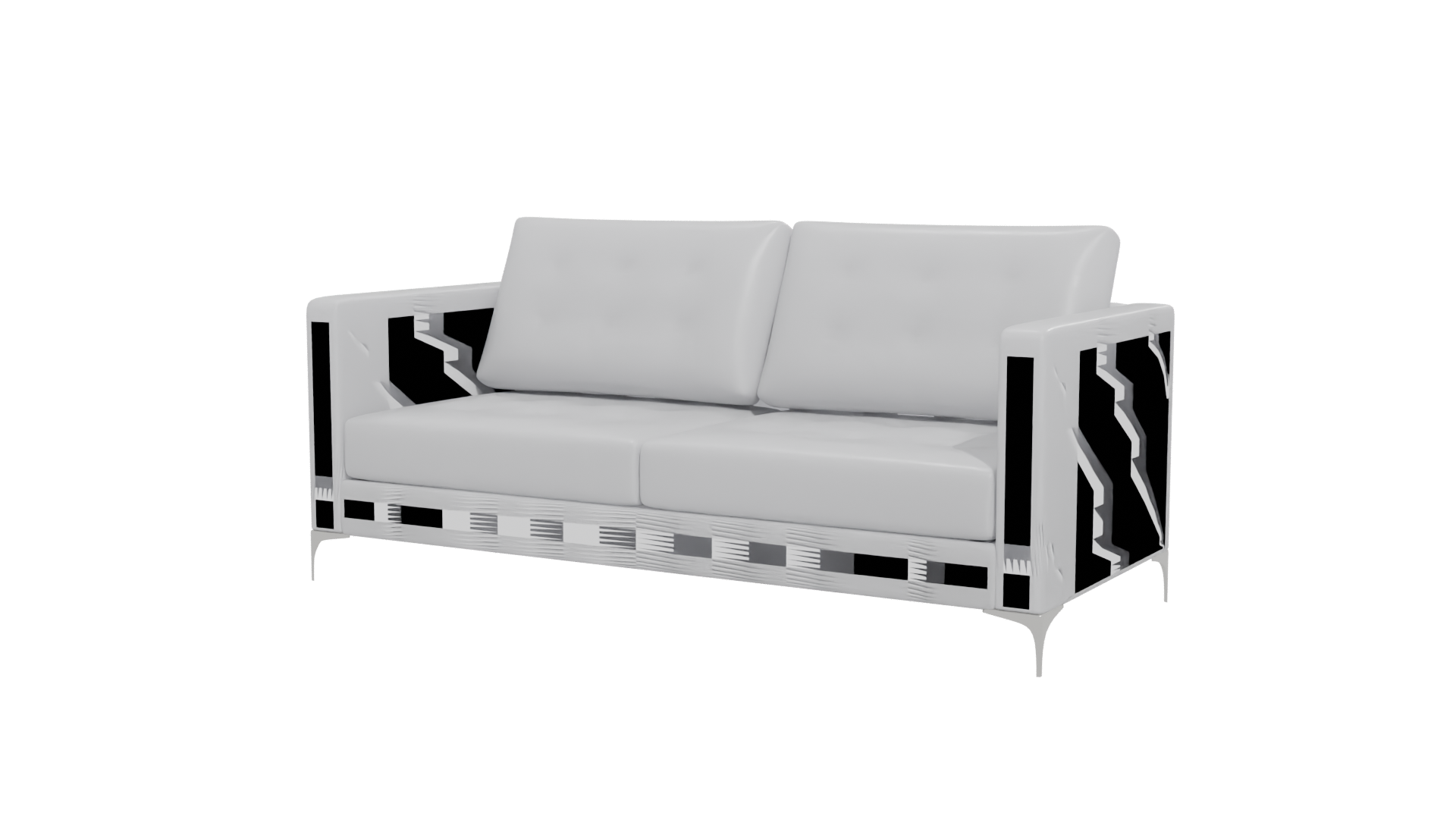 Contemporary Sofa 3D Model - Professional 3D Model Render 12