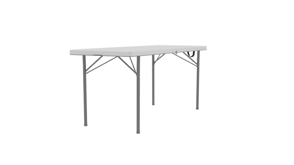 Folding Table 3D Model - Professional 3D Model Render 9