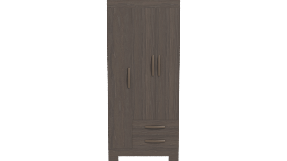 Modern 3-D Closet Furniture Model - Professional 3D Model Render 11