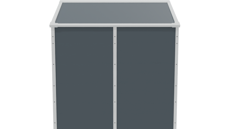 Stylish Outdoor Storage Shed 3D - Professional 3D Model Render 8