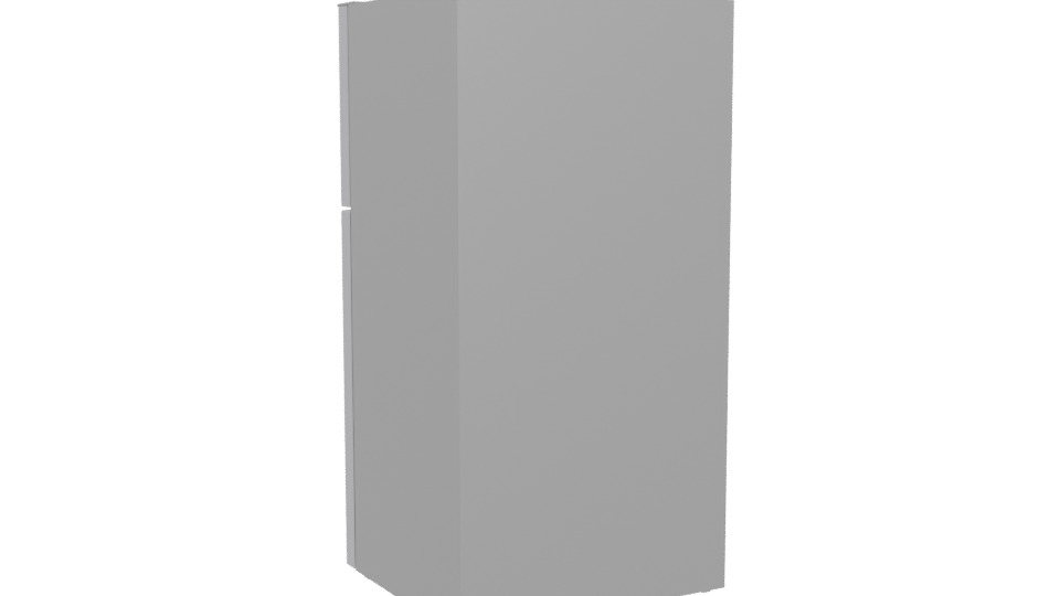 Sleek Refrigerator 3D Model - Professional 3D Model Render 4