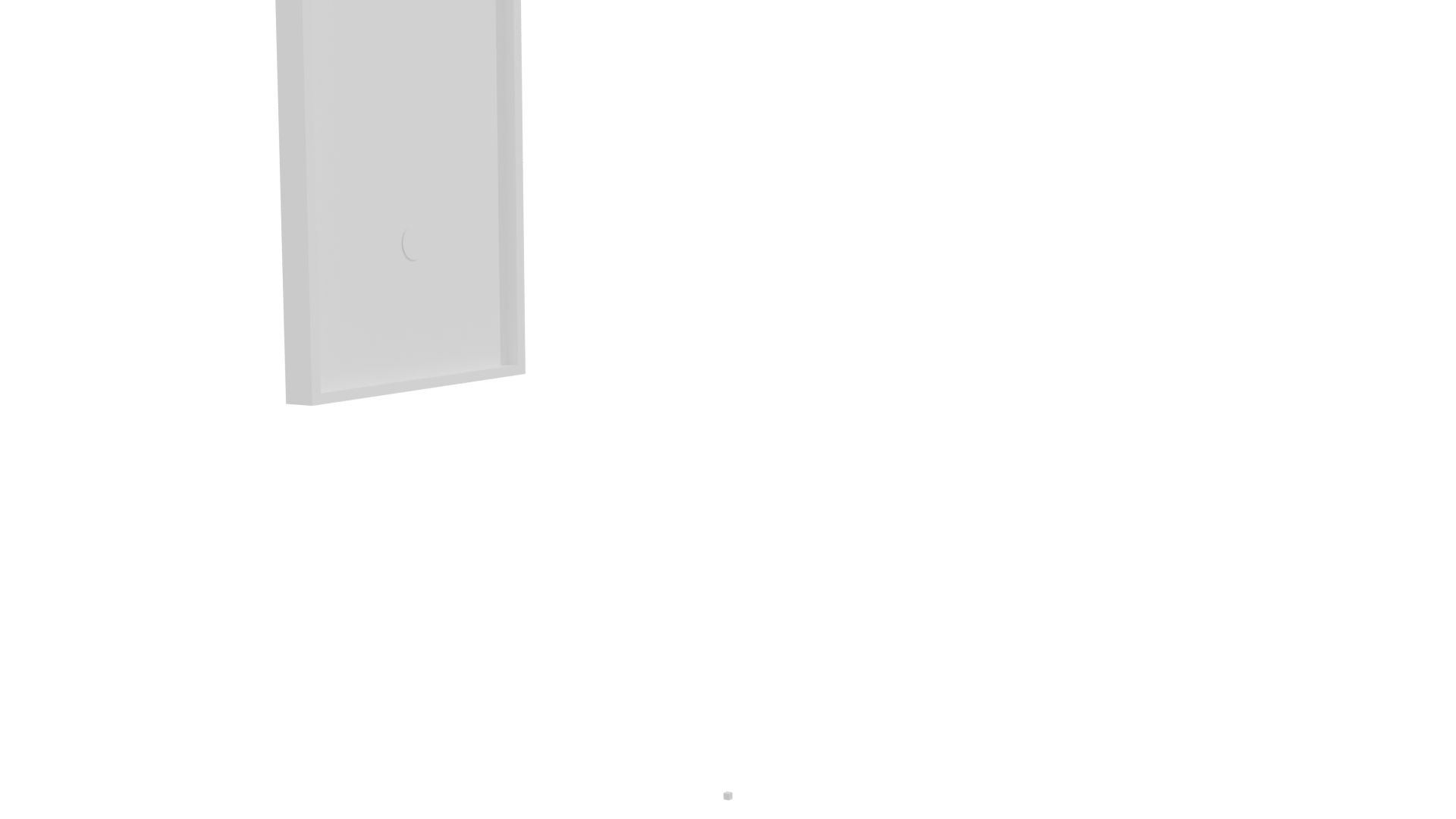 Minimalist Door 3D Model - Professional 3D Model Render 9