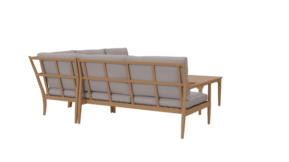 Modern Outdoor Sofa Set 3D - Professional 3D Model Render 6