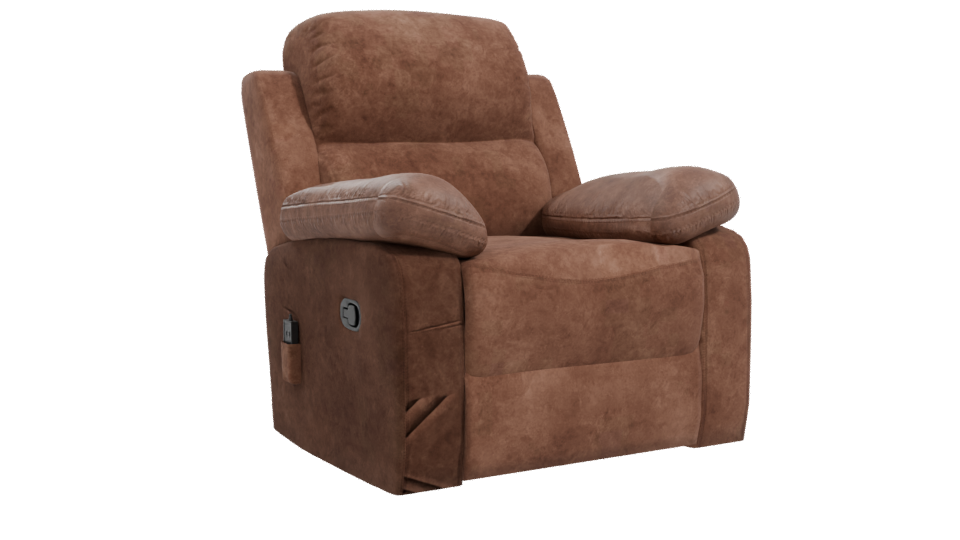 Stylish Modern Recliner Armchair 3D Model - Professional 3D Model Render 10