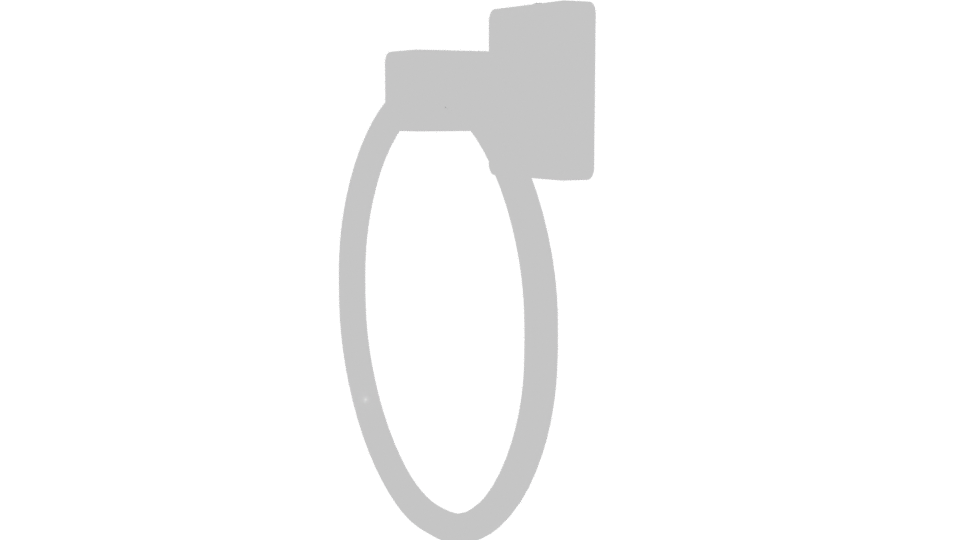 Stylish Bathroom Towel Ring 3D - Professional 3D Model Render 13