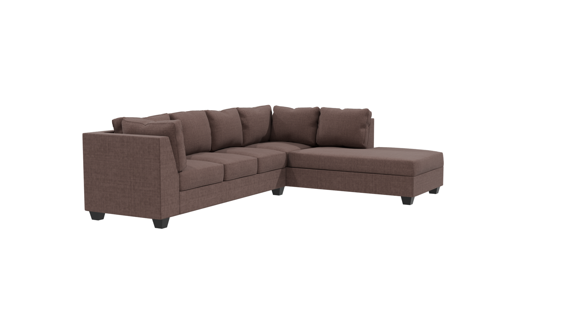Elegant Sectional Sofa 3D Model - Professional 3D Model Render 9