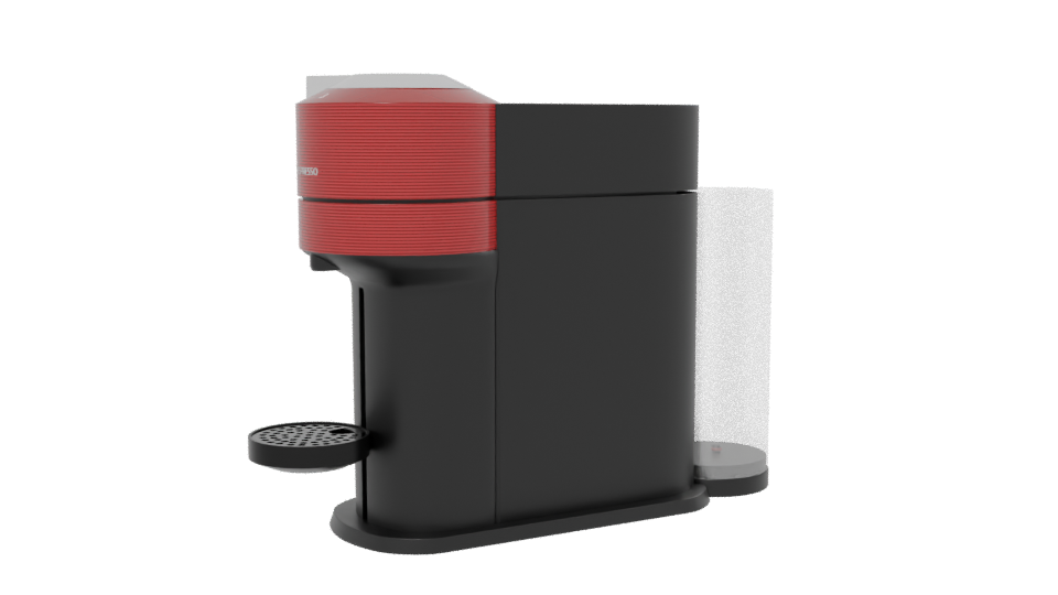 Stylish Coffee Maker 3D Model - Professional 3D Model Render 13