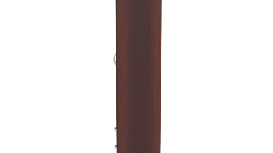 Stylish Wooden Storage Cabinet 3D - Professional 3D Model Render 2