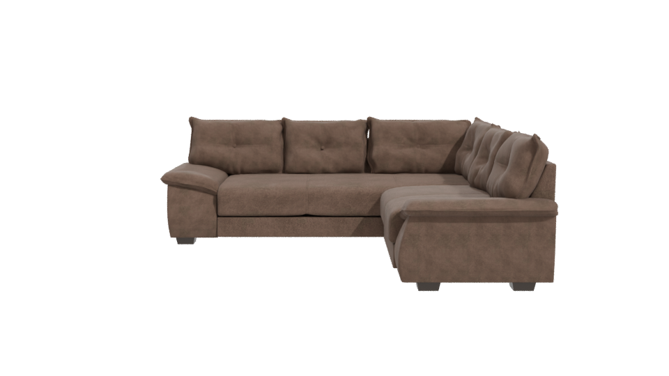 Stylish Sectional Sofa Model 3D - Professional 3D Model Render 11