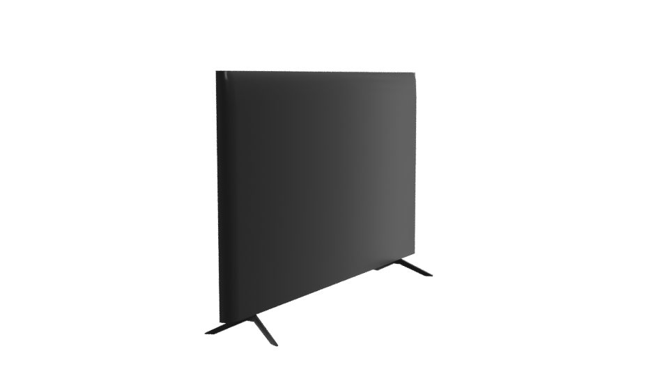 Sleek Modern TV Display Model - Professional 3D Model Render 3