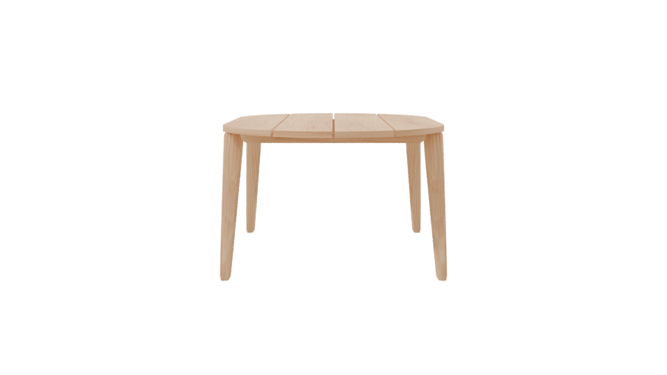 Bergen Acacia Coffee Table 3D - Professional 3D Model Render 8