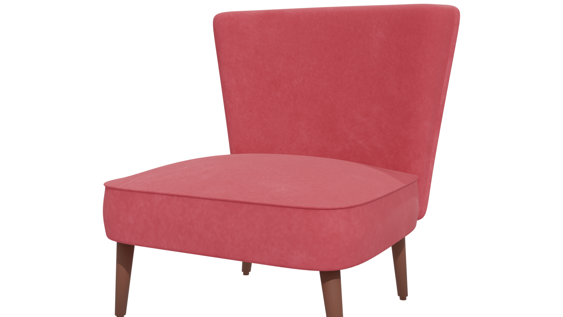 Stylish Modern Accent Chair 3D Model - Professional 3D Model Render 12