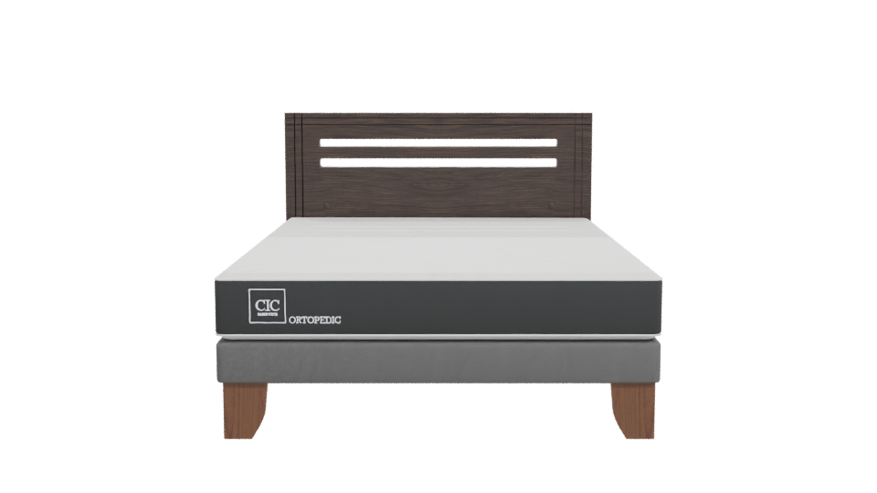 Stylish Bed Frame 3D Model - Professional 3D Model Render 11