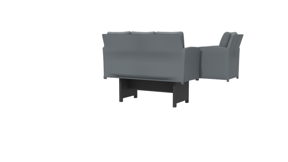 Stylish Outdoor Furniture Set 3D - Professional 3D Model Render 6