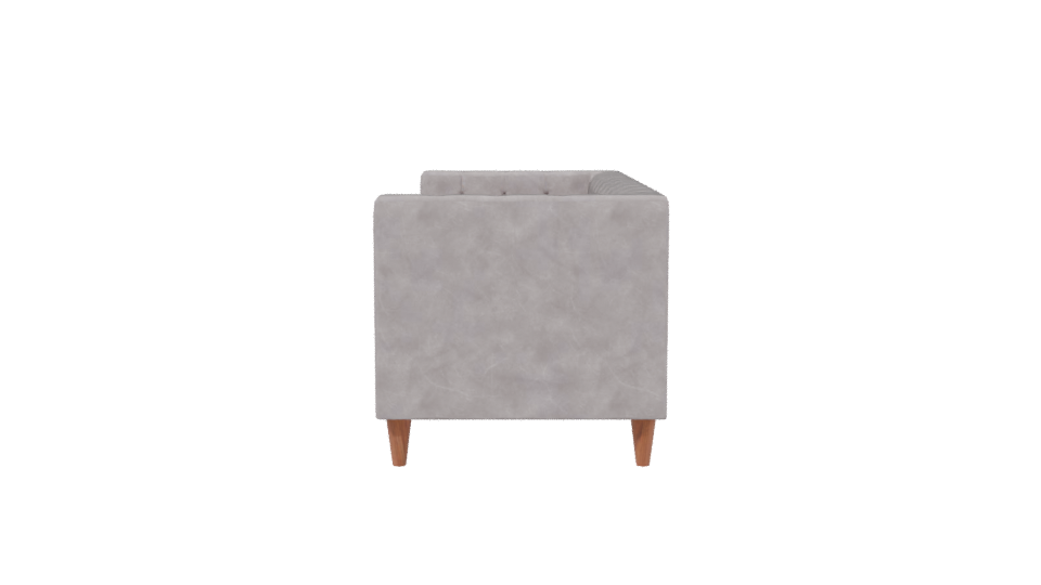 Modern Grey Sofa 3D Model - Professional 3D Model Render 2