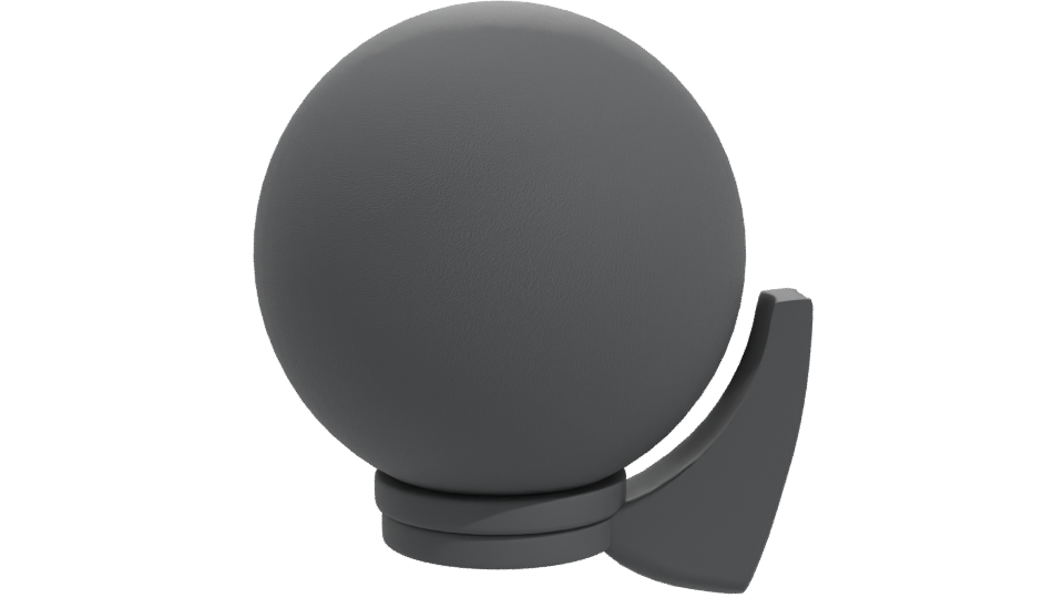 Wall Mounted 60W Black Lantern 3D - Professional 3D Model Render 11