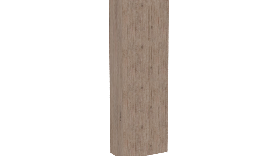 Stylish Wooden Storage Cabinet 3D - Professional 3D Model Render 4
