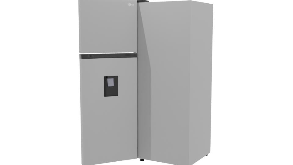 Stylish Refrigerator 3D Model - Professional 3D Model Render 3