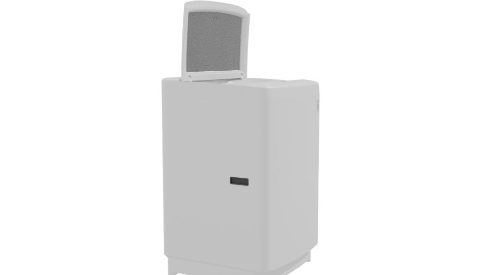 Stylish Top-Loading Washer Model - Professional 3D Model Render 9