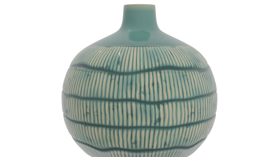 Stylish Ceramic Decorative Vase 3D - Professional 3D Model Render 11