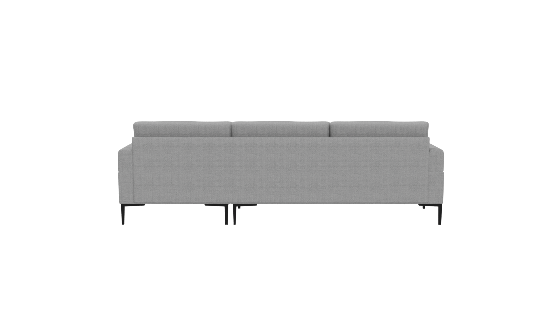 Stylish Gray Sectional Sofa 3D - Professional 3D Model Render 17