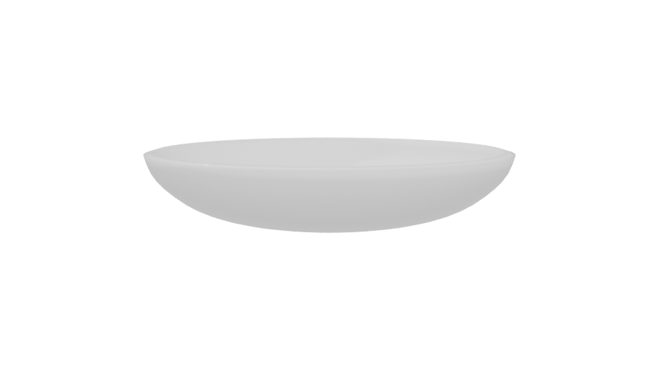 Elegant Ceramic Serving Dish 3D Model - Professional 3D Model Render 5