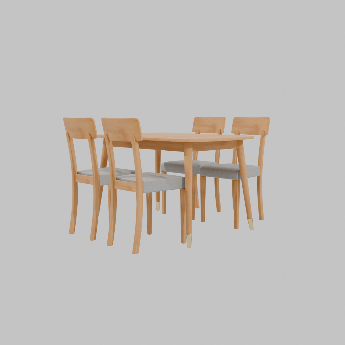 Comedor extensivo Nova 1 + 4 120/160X80X75