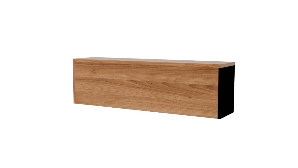 Modern Wooden TV Rack 3D - Professional 3D Model Render 6