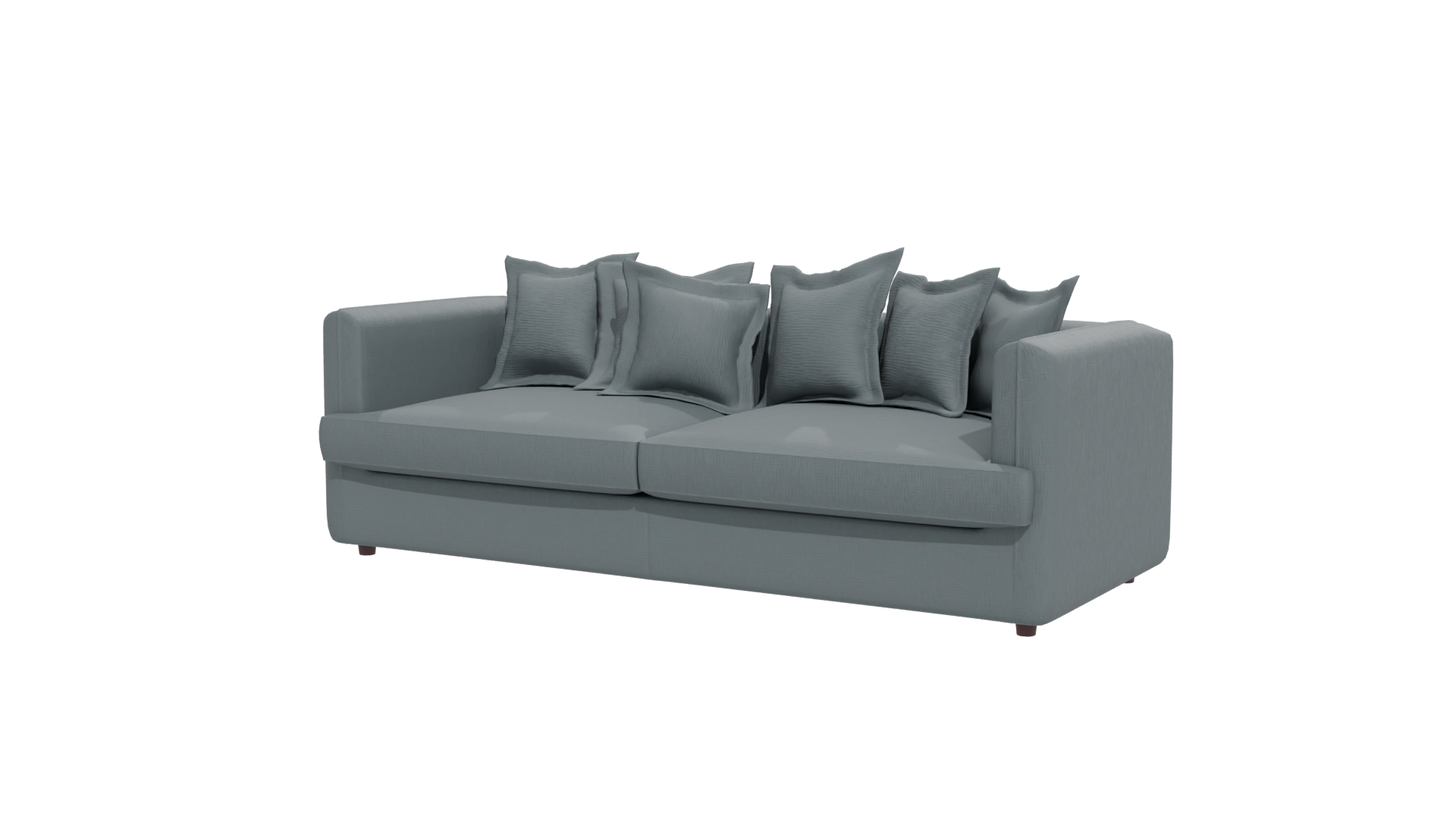 Stylish Modern Fabric Sofa 3D - Professional 3D Model Render 12