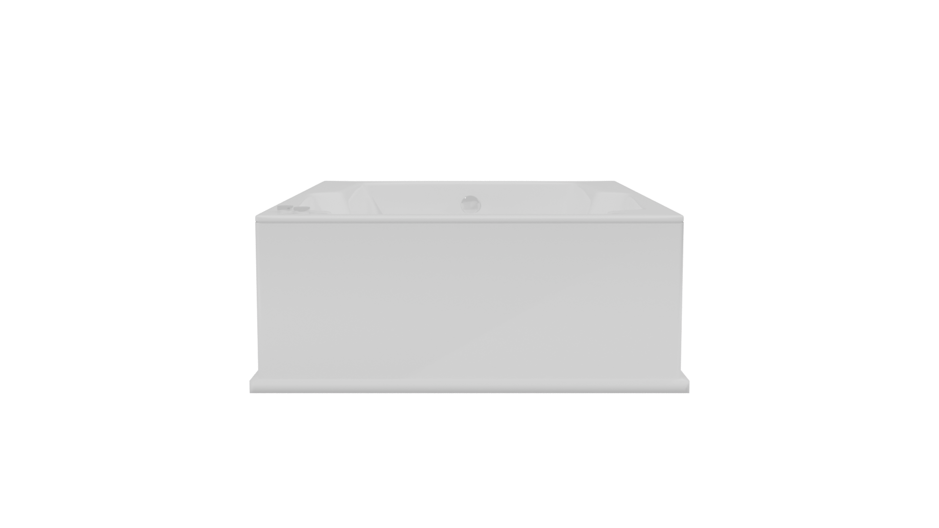 Elegant Modern Bathtub 3D Model - Professional 3D Model Render 2