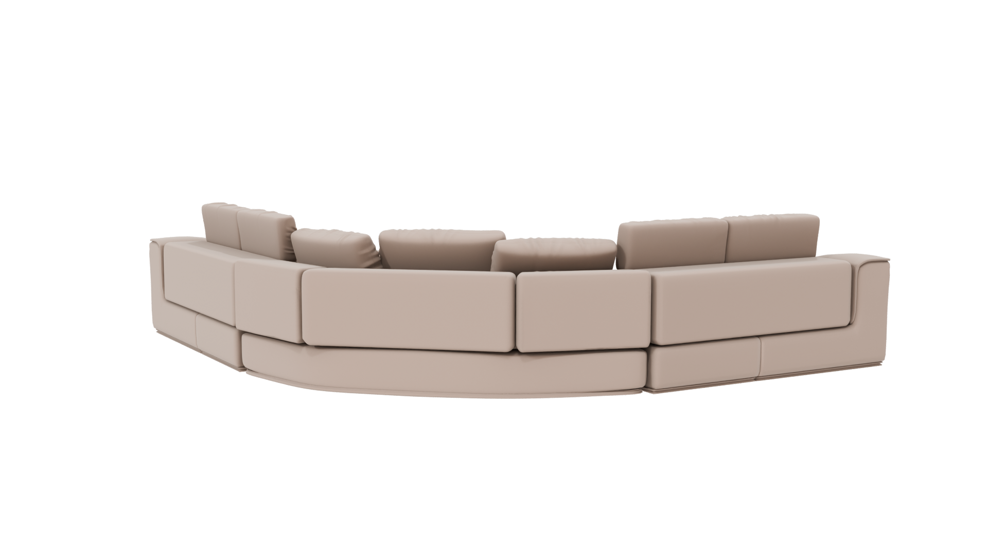 Stylish Modular Sofa 3D Model - Professional 3D Model Render 7