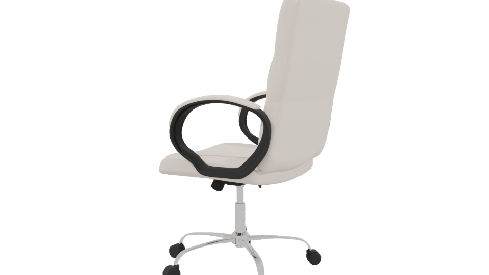 Elegant Modern Office Chair 3D - Professional 3D Model Render 3