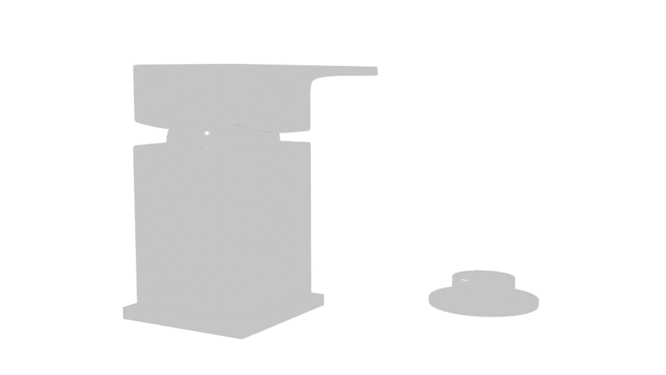 Industrial Metal Desk Clamp Model - Professional 3D Model Render 6