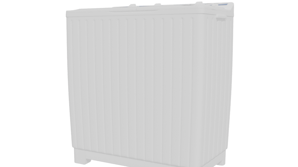 Compact Top-Loading Washing Machine 3D - Professional 3D Model Render 12