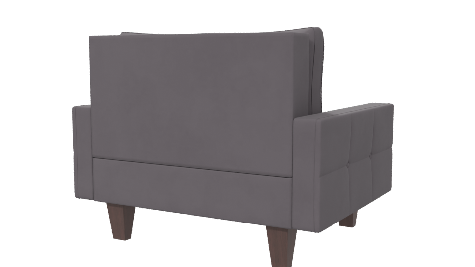 Modern Individual Armchair 3D - Professional 3D Model Render 6