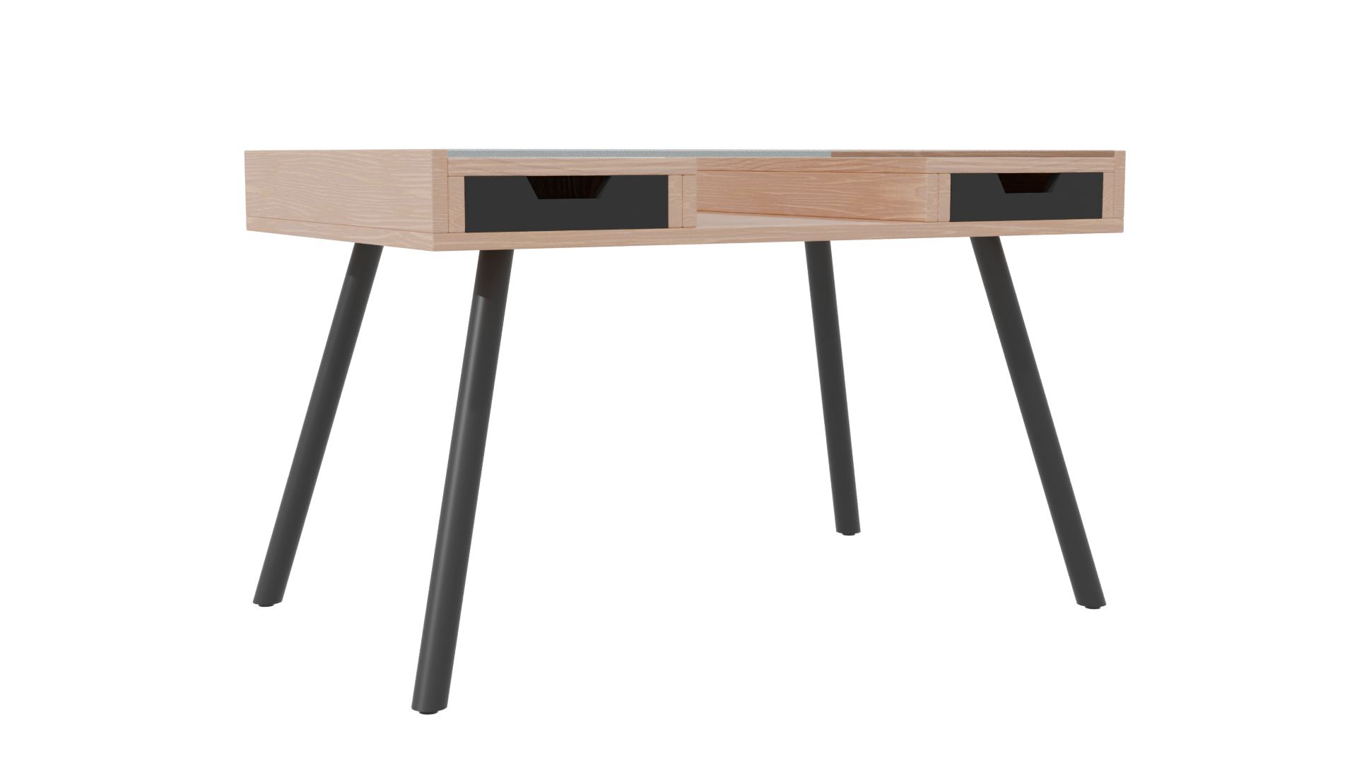 Minimalist Wooden Coffee Table 3D Model - Professional 3D Model Render 7