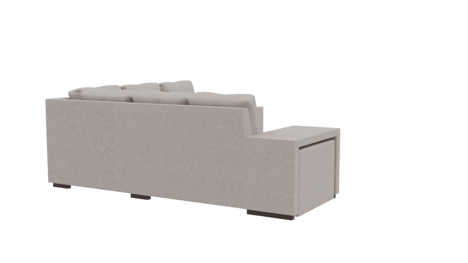 Contemporary Michelle Sectional Sofa 3D - Professional 3D Model Render 9