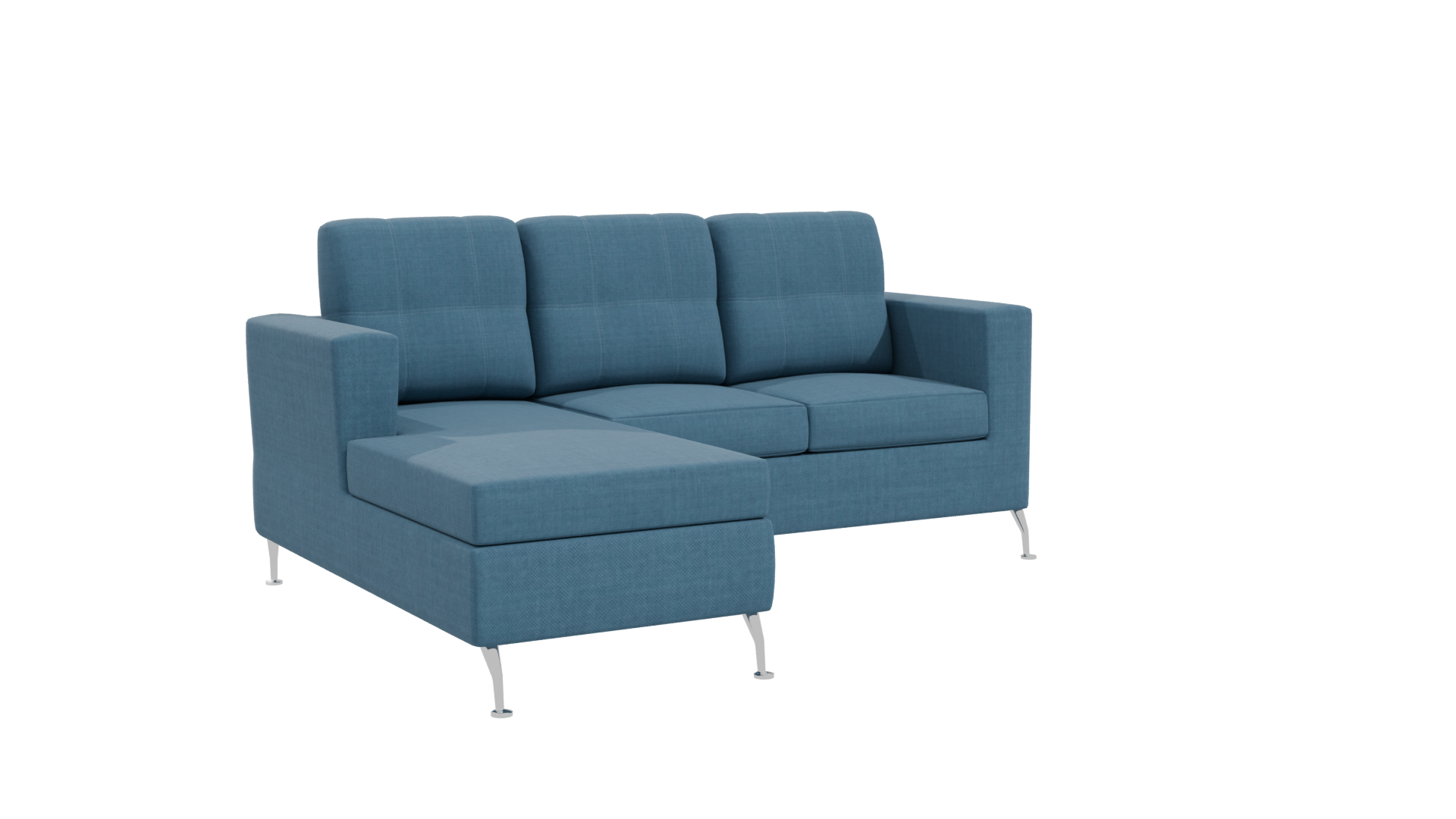 Contemporary Fabric Sofa Model - Professional 3D Model Render 10
