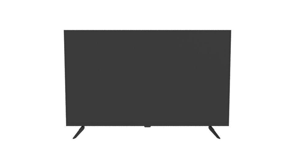 Sleek Modern Television Model - Professional 3D Model Render 11