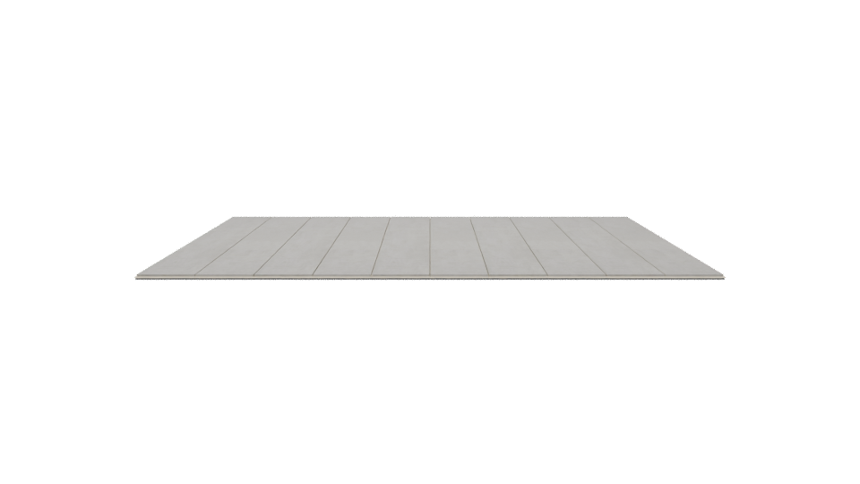 Stylish Gray Floor Panel 3D - Professional 3D Model Render 5