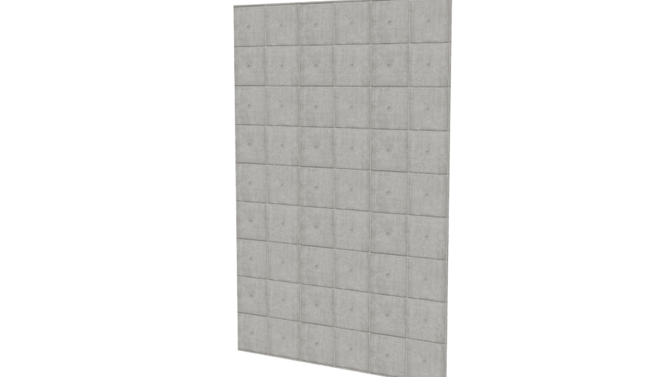 Concrete Wall Panel 3D Model - Professional 3D Model Render 12
