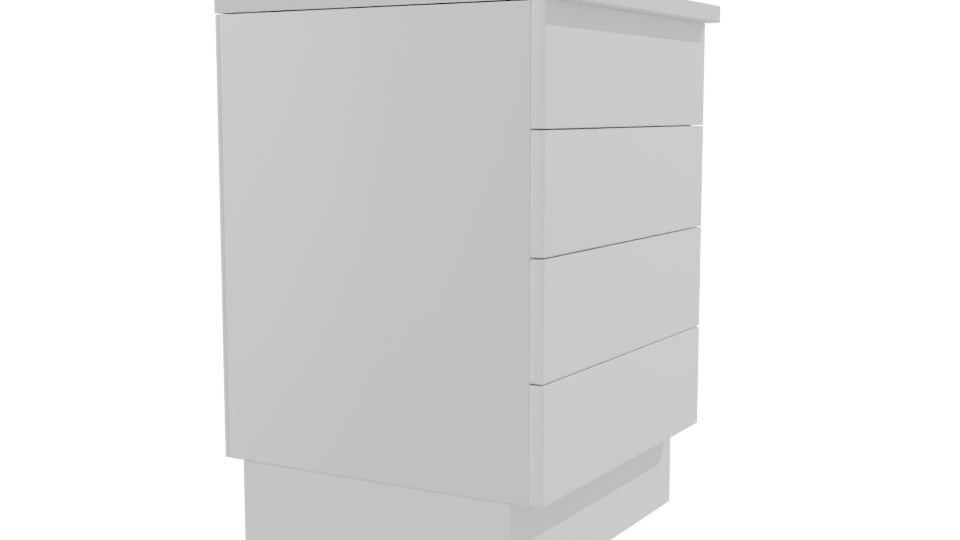 Stylish Modern Chest of Drawers - Professional 3D Model Render 9