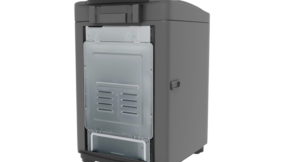 Top Load Washing Machine Model - Professional 3D Model Render 6