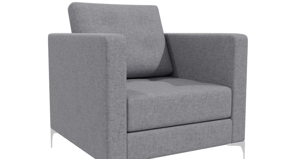 Modern Gray Sofa Marina 3D - Professional 3D Model Render 10