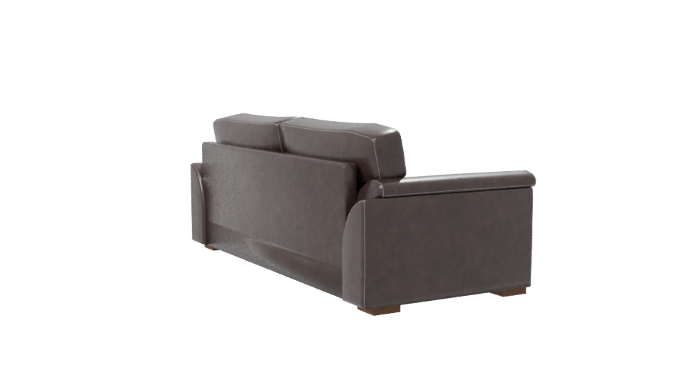 Realistic Leather Sofa Model 3D - Professional 3D Model Render 7