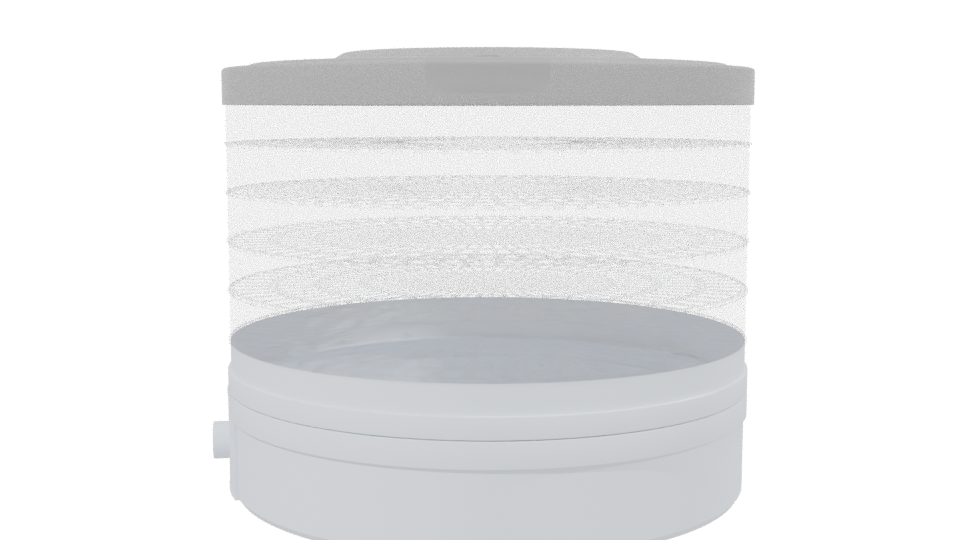 Compact Food Dehydrator 3D Model - Professional 3D Model Render 2