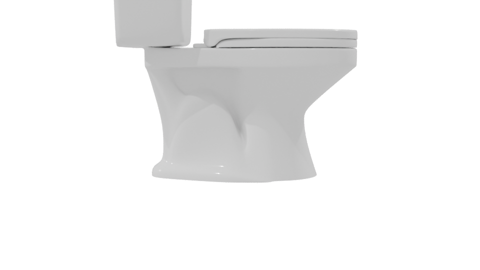 Stylish Bathroom Toilet 3D Model - Professional 3D Model Render 8